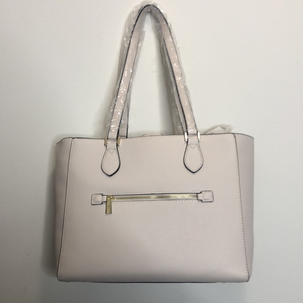 NWT Vanessa Williams lush large tote bag off white - Picture 5 of 12